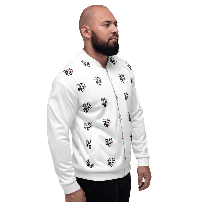Not A Cult Logo Bomber Jacket product mockup