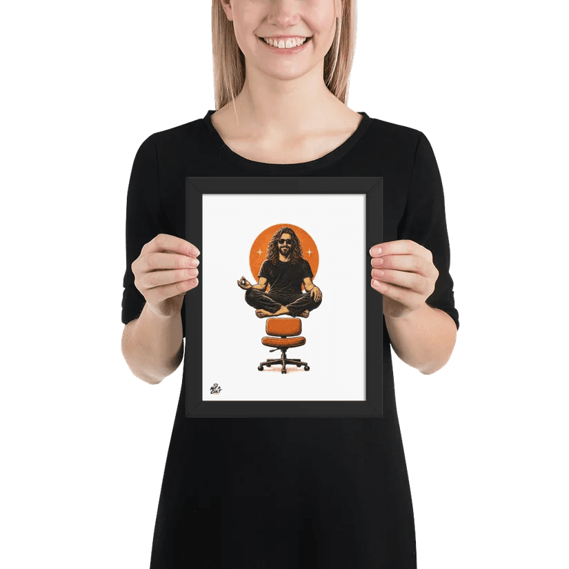Tuesday Afternoon Meditation Framed Poster product mockup